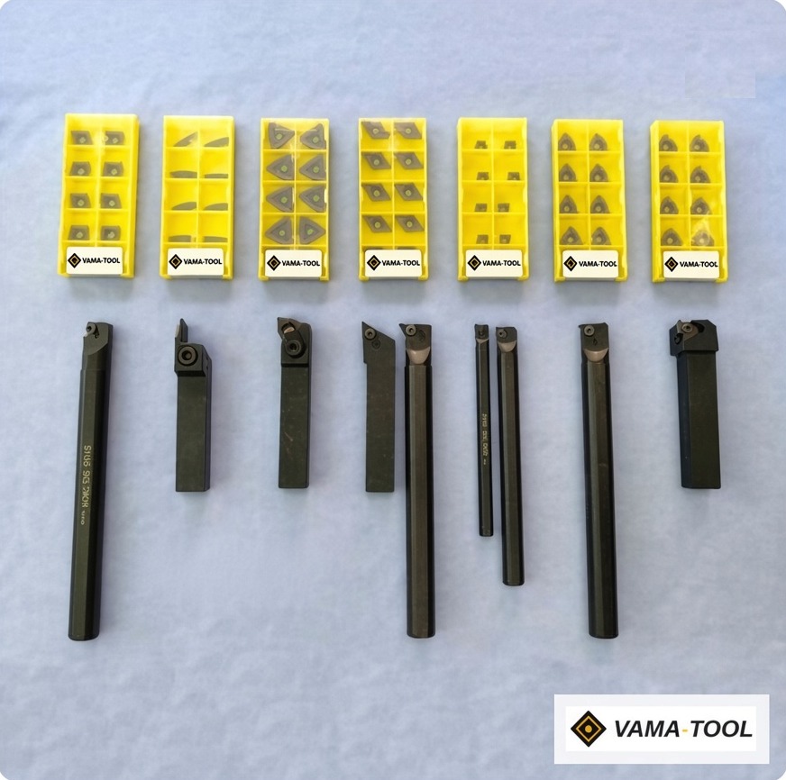 Esztergakés készlet 16x16 mm nagy csomag lapkákkal – VAMA-TOOL