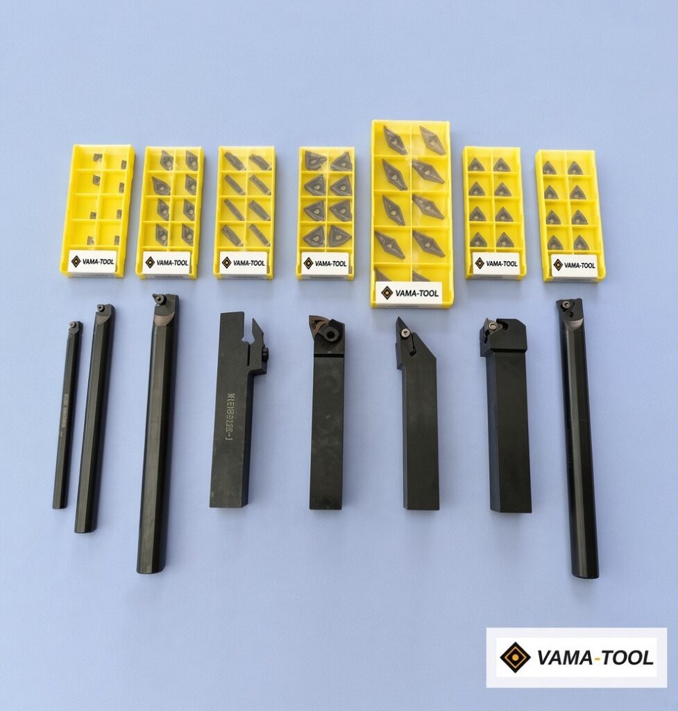 Esztergakés készlet 20x20 mm nagy csomag lapkákkal – VAMA-TOOL